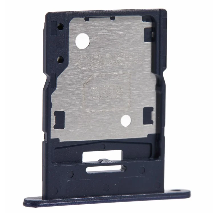 Para Samsung Galaxy A15 5G A156 Bandeja de tarjeta SIM dual Ranura de repuesto OEM (sin logotipo) - Negro