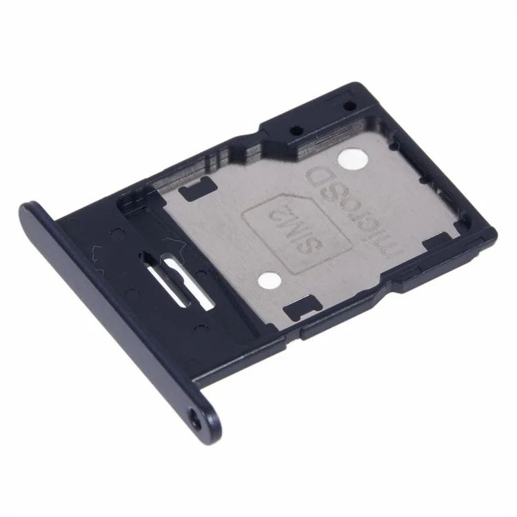 Para Samsung Galaxy A15 5G A156 Bandeja de tarjeta SIM dual Ranura de repuesto OEM (sin logotipo) - Negro