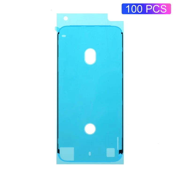 Adesivi Adesivi Adesivi Per Schermo Piatto Da 100pcs / Pack Flack Fotogramma Per Apple IPhone 8 4.7 Pollici - Bianca