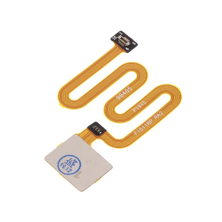 OEM Home Key Fingerprint Button Flex Cable Part Replacement for OPPO A5 (2020) - Black