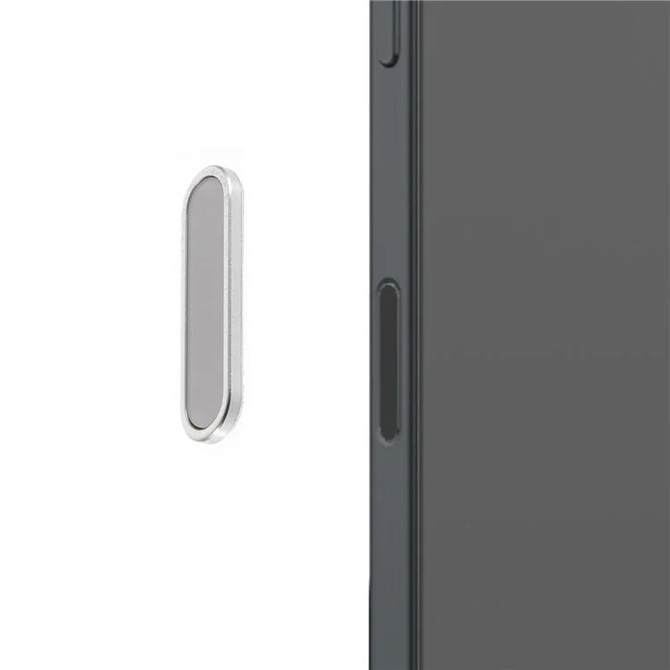 Camera control button for iPhone 16 / 16 Plus / 16 Pro / 16 Pro Max, supporting zoom, tap, and slide control - Silver