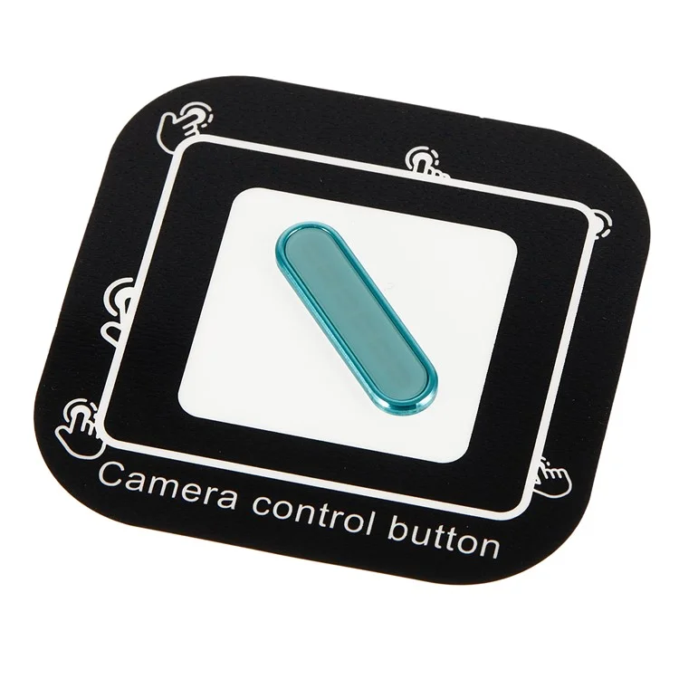 Camera Control Capture Button For iPhone 16 / 16 Plus / 16 Pro / 16 Pro Max Support Control Zoom Click Slide - Green