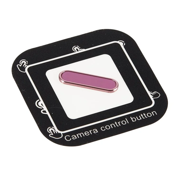 Camera Control Capture Button For iPhone 16 / 16 Plus / 16 Pro / 16 Pro Max Support Control Zoom Click Slide - Pink