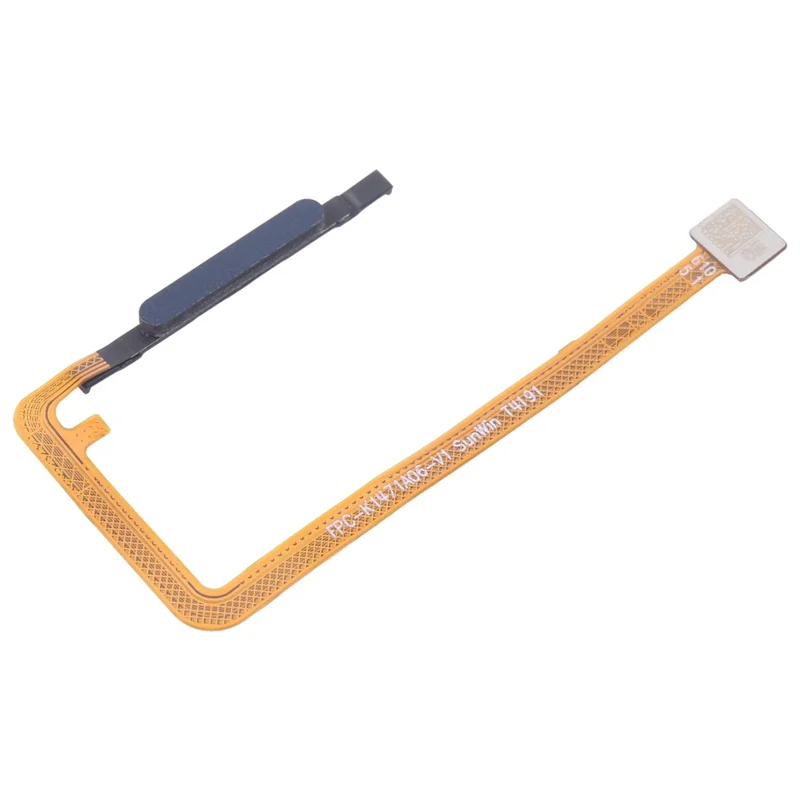 For Samsung Galaxy A06 4G A065 OEM Home Key Fingerprint Button Flex Cable Part (Without Logo) - Black