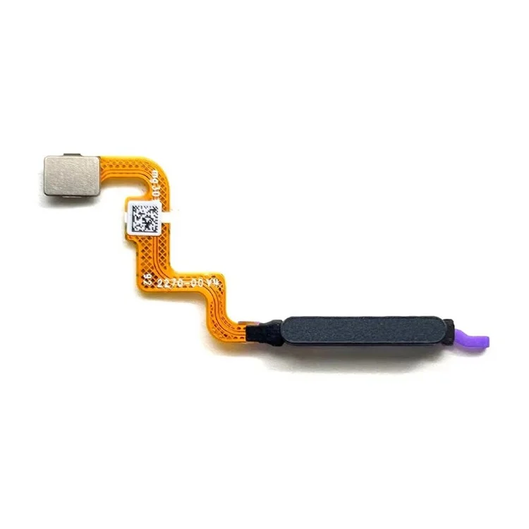 For Xiaomi Redmi Note 12 4G OEM Home Key Fingerprint Button Flex Cable Part (Without Logo) - Black