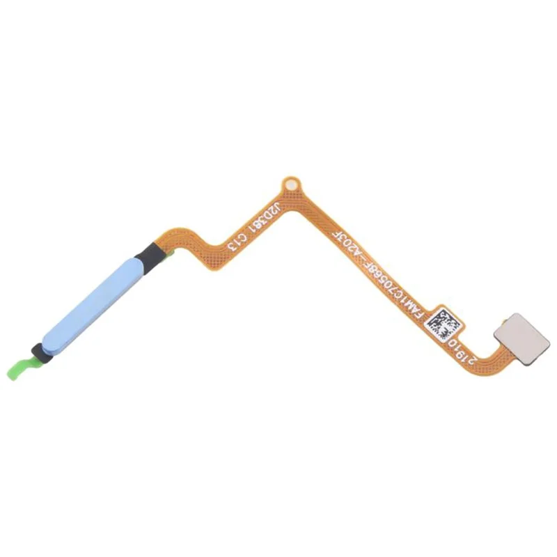 For Xiaomi Redmi 14C 4G / 14C 5G OEM Home Key Fingerprint Button Flex Cable Part (Without Logo) - Baby Blue