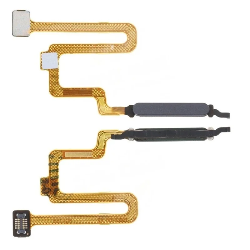 For Xiaomi Redmi Note 11 Pro 4G (MediaTek) / Note 11 Pro 5G (Qualcomm) OEM Home Key Fingerprint Button Flex Cable Part (Without Logo) - Black