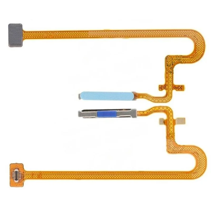 Oryginalny kablowy przewód giętki przycisku z czujnikiem linii papilarnych do Oppo A18 4G / A38 4G (bez logotypu) - niebieski