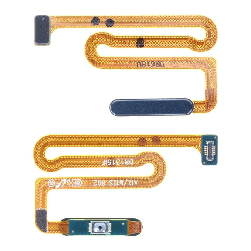 Cabo Flexível de Ligar/Desligar para Samsung Galaxy M22 M225 (Sem Função de Reconhecimento de Impressão Digital) (Sem Logótipo) - Preto