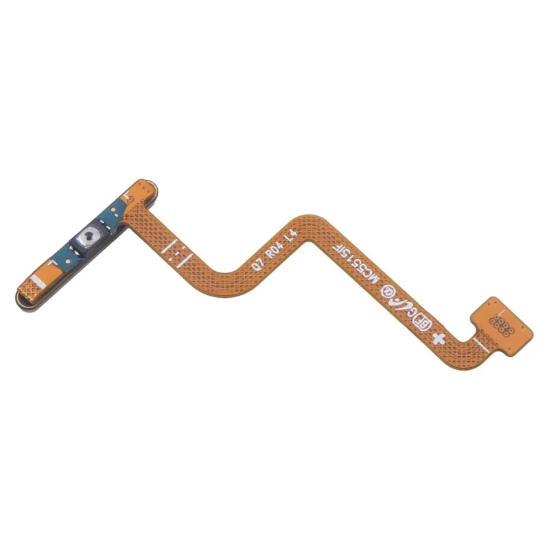 For Samsung Galaxy Z Fold7 5G SM-F966B OEM Home Key Fingerprint Button Flex Cable Part (Without Logo) - White