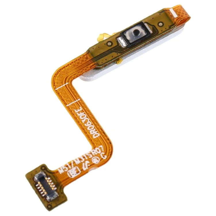 OEM Home Key Fingerprint Button Flexible Cable Replacement Part (without Logo) for Samsung Galaxy M51 M515F - White