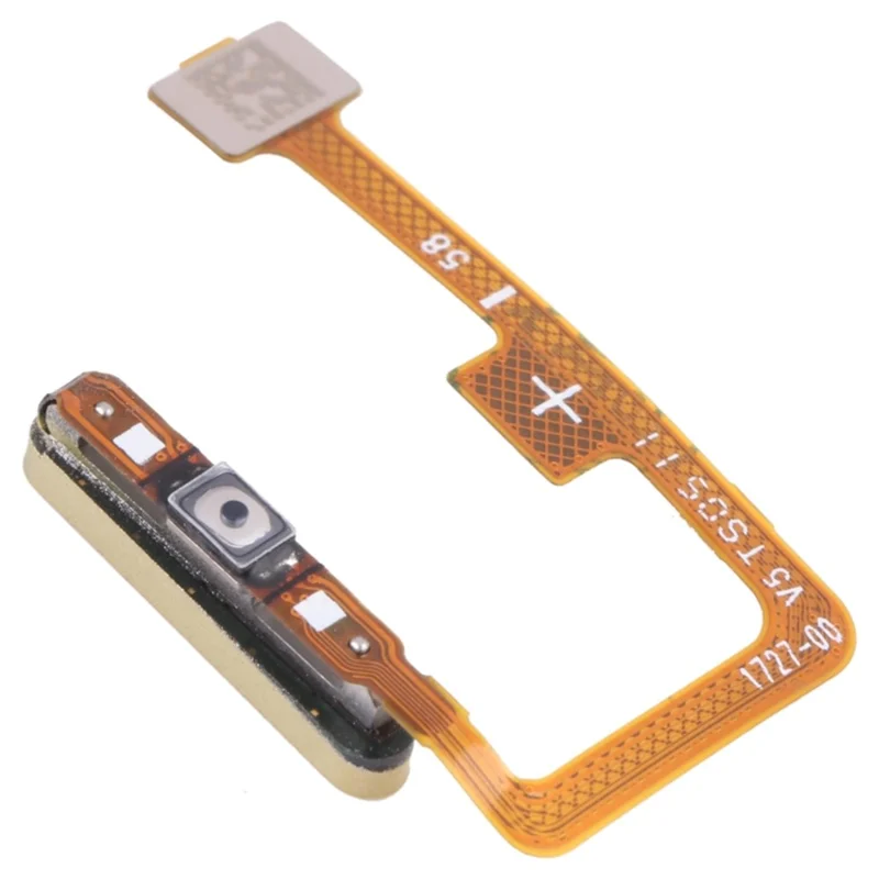 OEM Home Key Fingerprint Button Flexible Cable Replacement Part (without Logo) for Xiaomi Mi 11 Lite 4G M2101K9G / 11 Lite 5G - Yellow