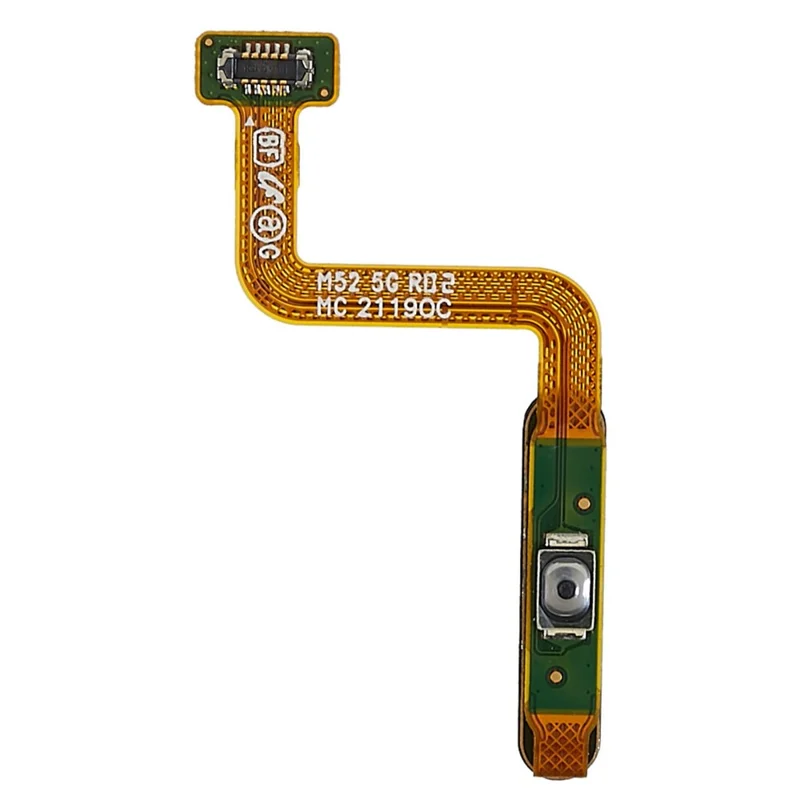 For Samsung Galaxy M52 5G SM-M526B OEM Home Key Fingerprint Button Flex Cable Part Replacement (without Logo) - Black