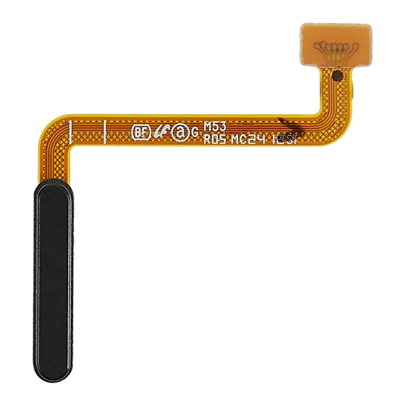 For Samsung Galaxy M53 5G SM-M536B OEM Home Key Fingerprint Button Flex Cable Part Replacement (without Logo) - Black