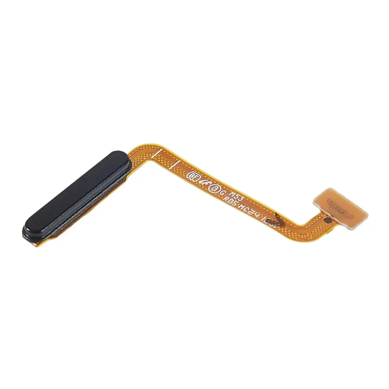 For Samsung Galaxy M53 5G SM-M536B OEM Home Key Fingerprint Button Flex Cable Part Replacement (without Logo) - Black