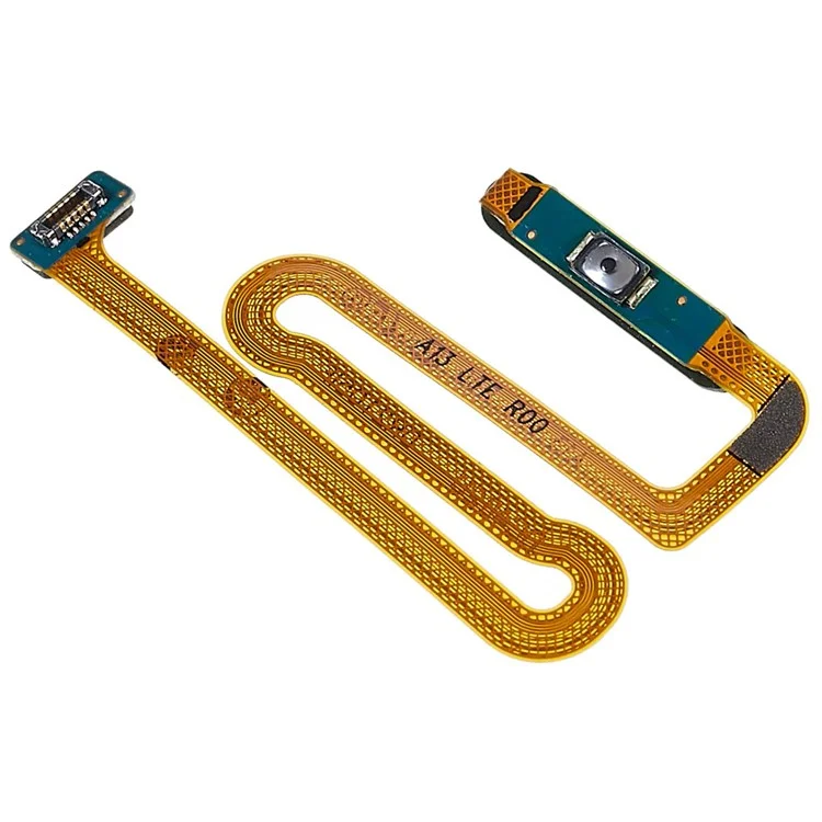 Pour Samsung Galaxy A13 4G A135 OEM Home Key Empreinte Bouton Flex Cable Pièce de Pièce (sans Logo) - le Noir