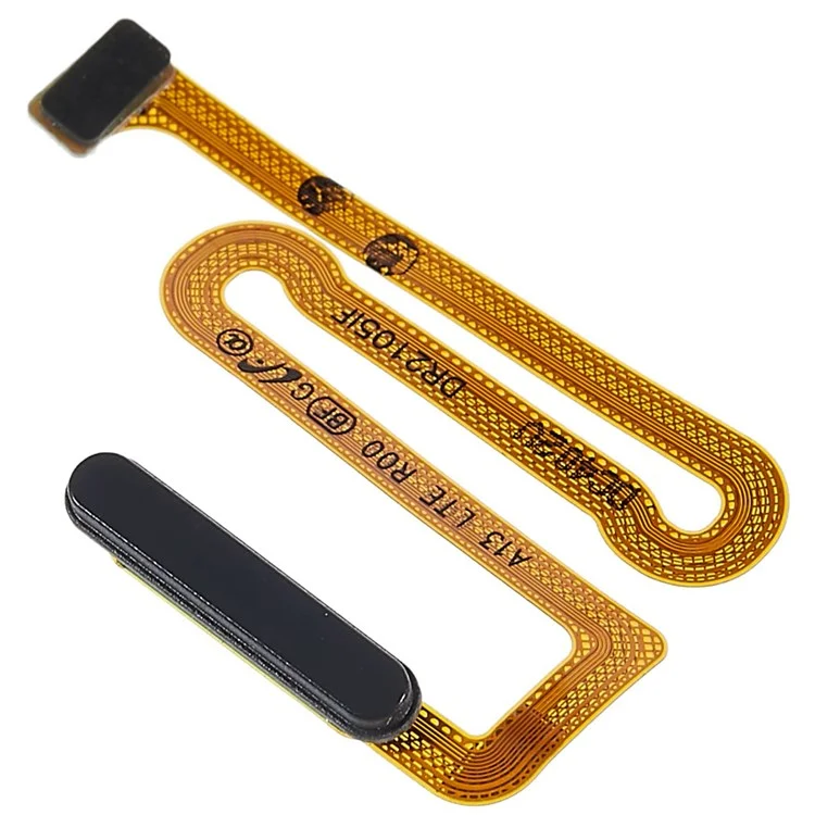 Pour Samsung Galaxy A13 4G A135 OEM Home Key Empreinte Bouton Flex Cable Pièce de Pièce (sans Logo) - le Noir