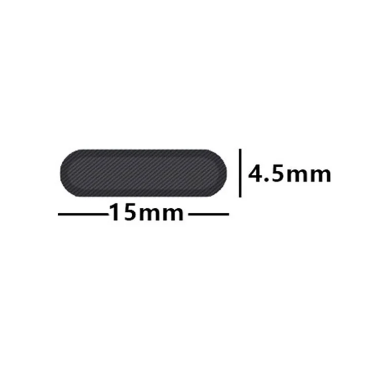 10 Piezas de Altavoces Cortos Mesh Adhesivo Dusproped Con Paquete de Alcohol Tweeze Para Huawei Xiaomi Samsung Iphone y Otros Teléfonos - Negro