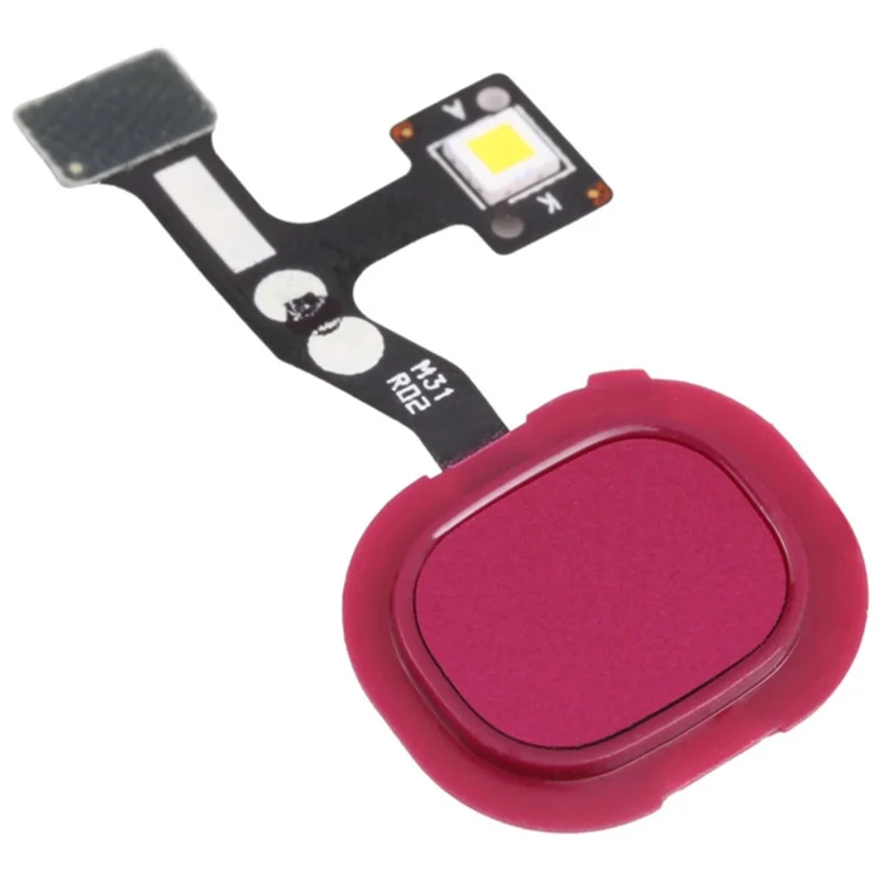 For Samsung Galaxy M31 M315 OEM Home Key Fingerprint Button Flex Cable (without Logo) - Red