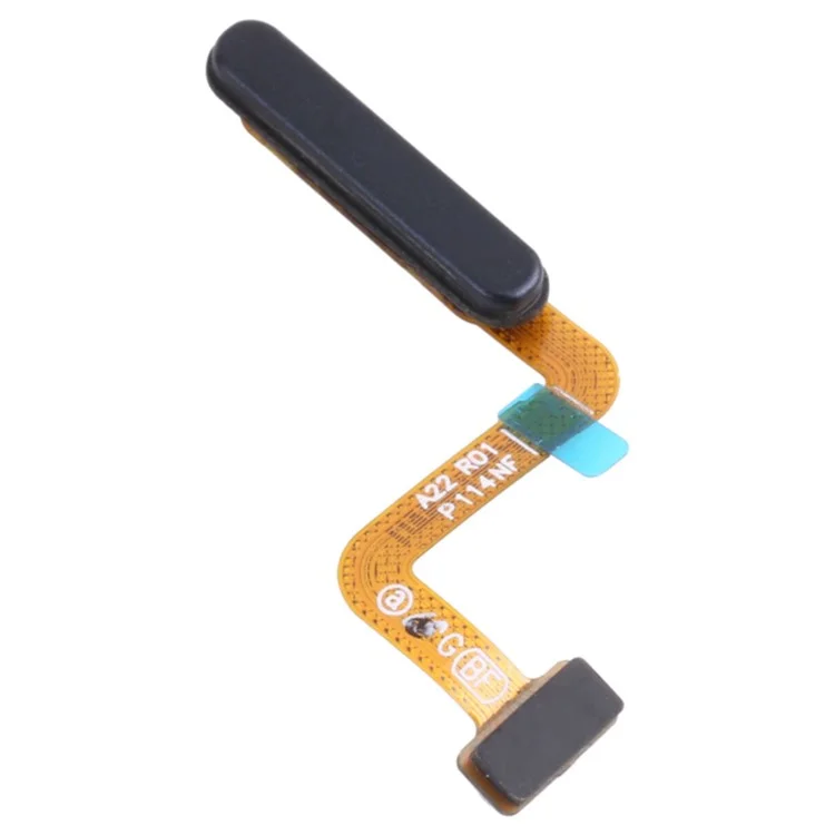 Para Samsung Galaxy A22 4G (Versão UE) A225 OEM Tecla Inicial Botão de Impressão Digital Cabo Flex (sem Logotipo) - Preto