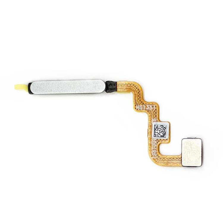 Para Xiaomi Poco M4 Pro 4G / Redmi Note 11 4G (Qualcomm) 2201117TG, 2201117TI, 2201117TY, 2201117TL / Note 11S 4G OEM Home Key Fingerprint Button Flex Cable Part (sem logotipo) - Branco