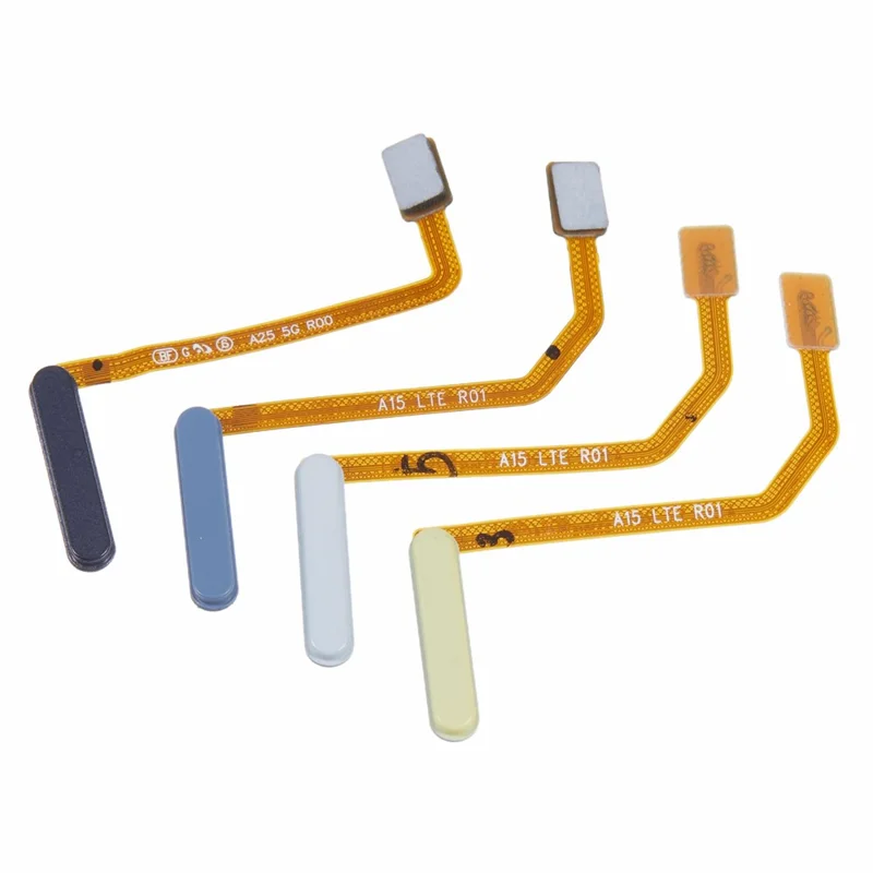 Para Samsung Galaxy A25 5G (Global) (161,0 x 76,5 x 8,3 mm) A256 OEM Tecla Inicial Botão de Impressão Digital Cabo Flex (sem Logotipo) - Amarelo