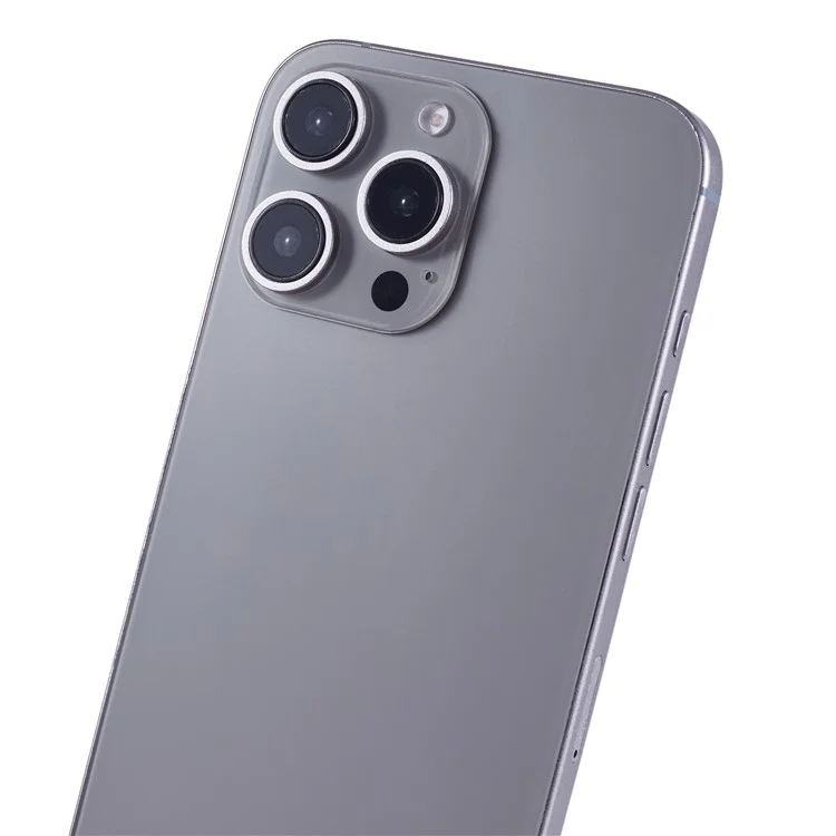 For iPhone 16 Pro Max Fake Phone Model Black Screen Not Real Smartphone Display (without Logo) - Grey