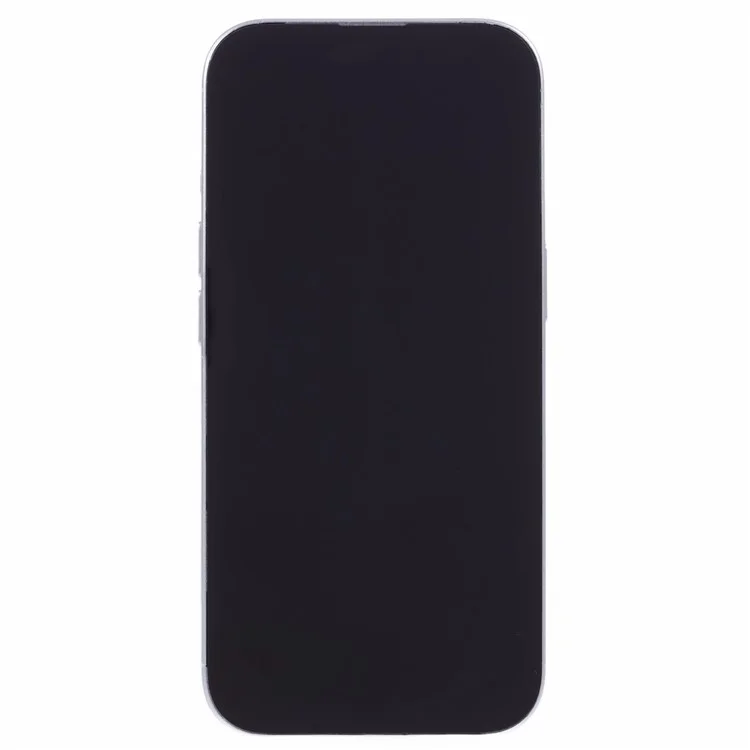 For iPhone 16 Pro Max Fake Phone Model Black Screen Not Real Smartphone Display (without Logo) - White