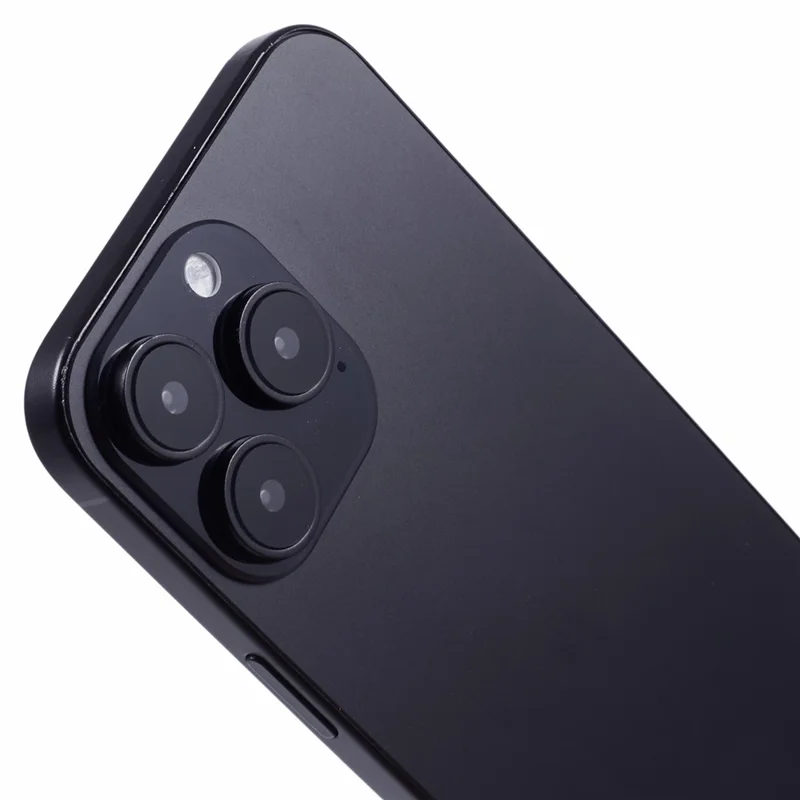 For iPhone 16 Pro Max Fake Phone Model Black Screen Not Real Smartphone Display (without Logo) - Black