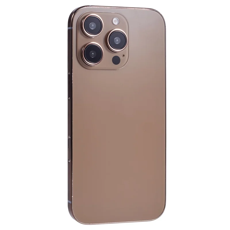 For iPhone 16 Pro Fake Phone Model Black Screen Not Real Smartphone Display (without Logo) - Gold