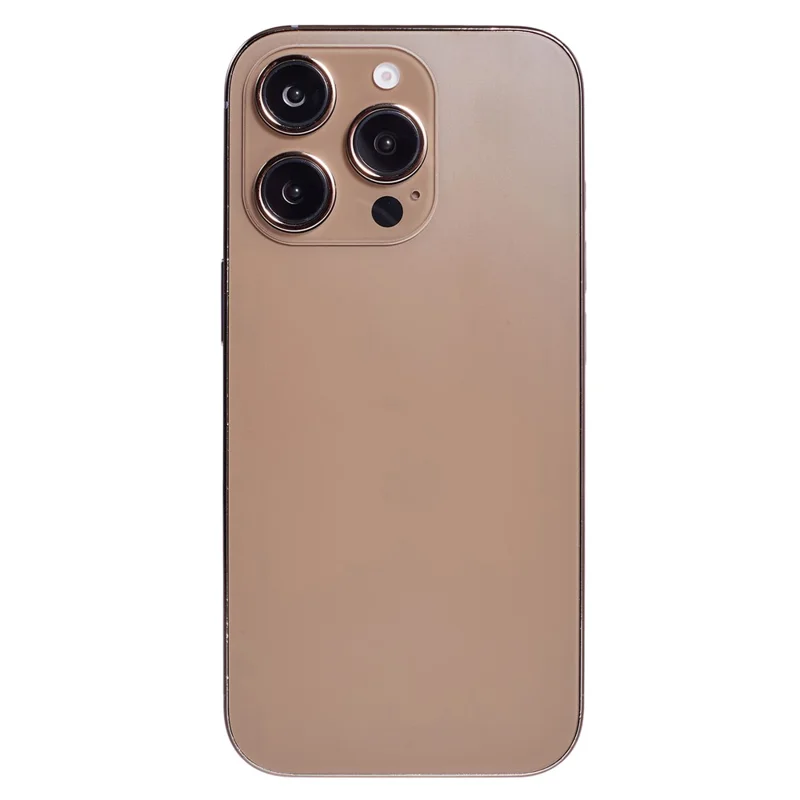 For iPhone 16 Pro Fake Phone Model Black Screen Not Real Smartphone Display (without Logo) - Gold