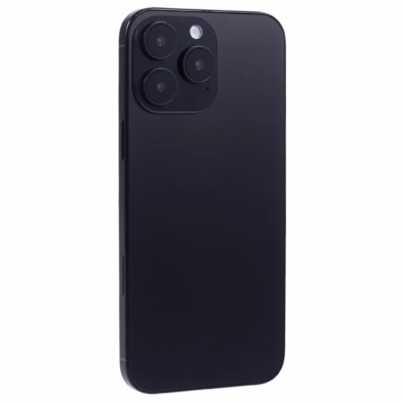 Para iPhone 16 Pro Modelo de teléfono falso Pantalla negra No es una pantalla de smartphone real (sin logotipo) - Negro