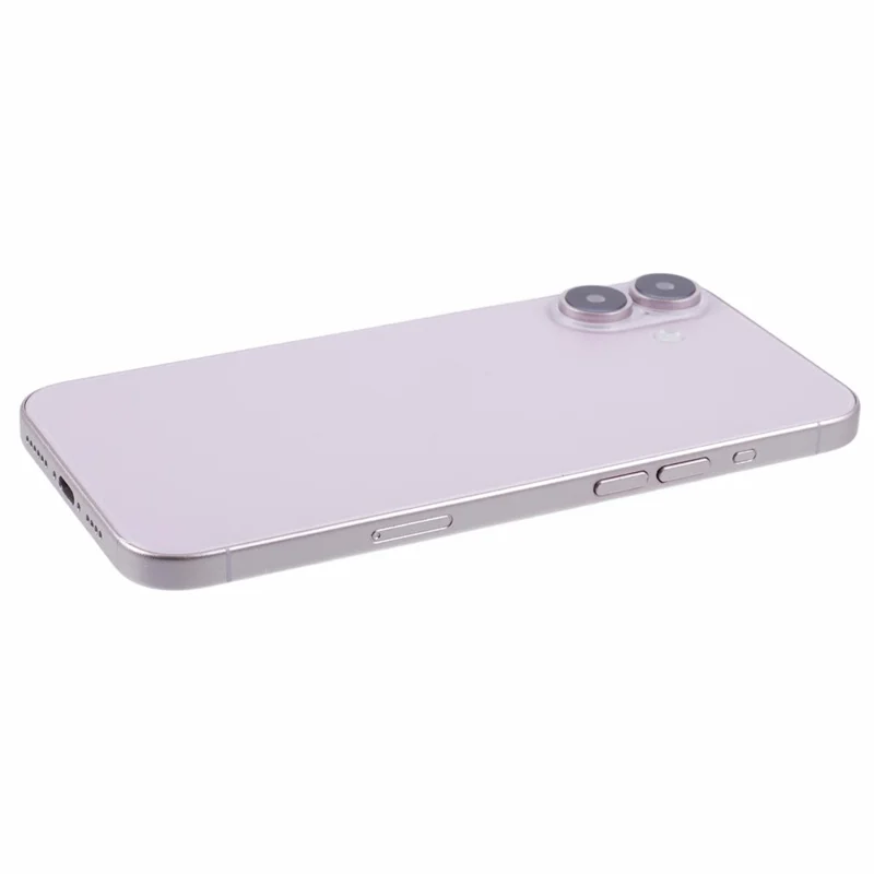 For iPhone 16 Plus Fake Phone Model Black Screen Not Real Smartphone Display (without Logo) - Pink