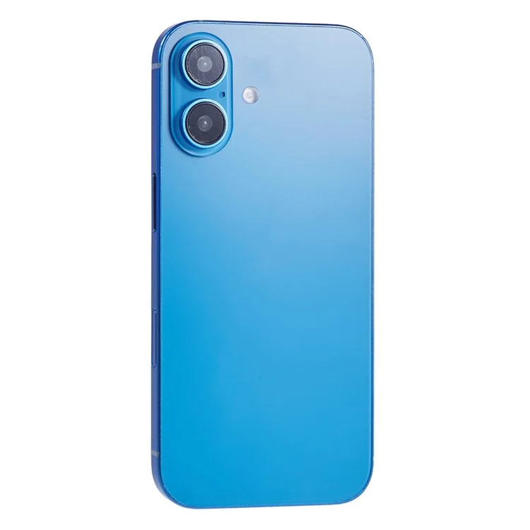Pour iPhone 16 Faux Modèle de Téléphone Écran Noir Non Véritable Affichage Smartphone (sans Logo) - Bleu