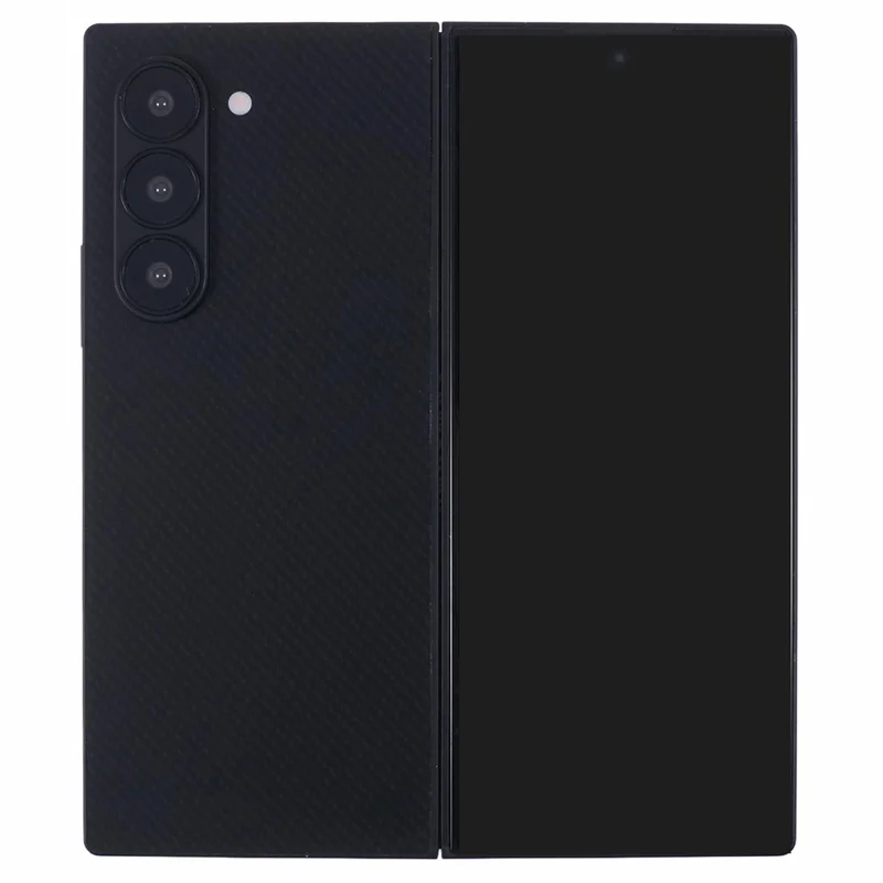 For Samsung Galaxy Z Fold6 5G Fake Phone Model Black Screen Not Real Smartphone Display (Without Logo) - Black
