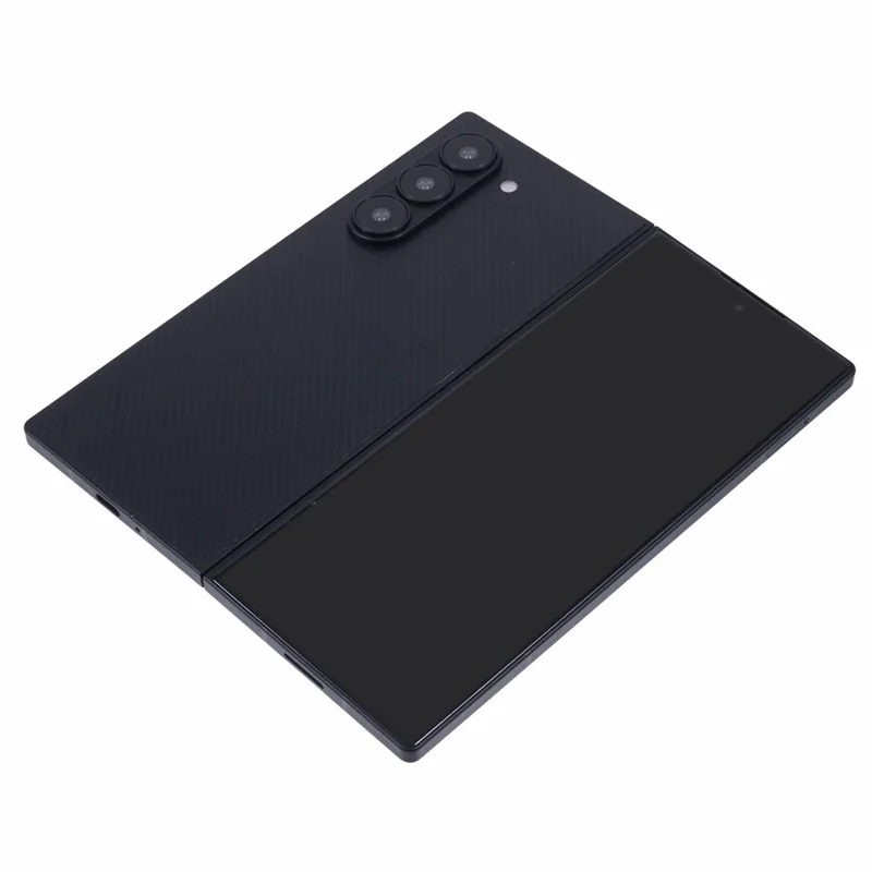 For Samsung Galaxy Z Fold6 5G Fake Phone Model Black Screen Not Real Smartphone Display (Without Logo) - Black