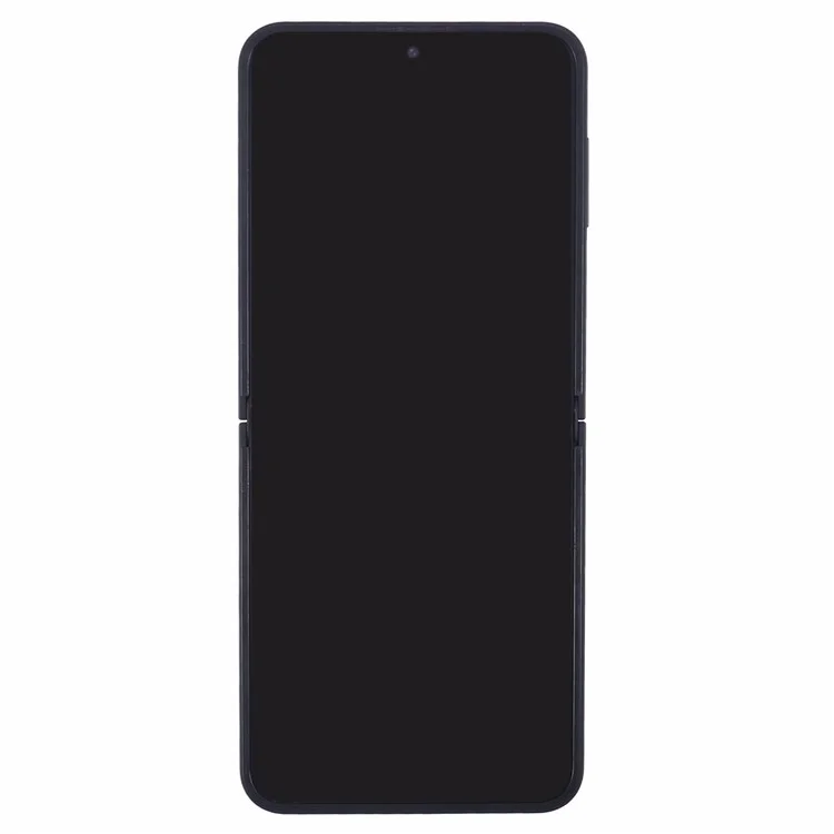 Для Samsung Galaxy Z Flip6 5G Чёрный Экран Поддельный Телефон Модель Не Настоящий Смартфон Дисплей (Без Логотипа) - Чёрный