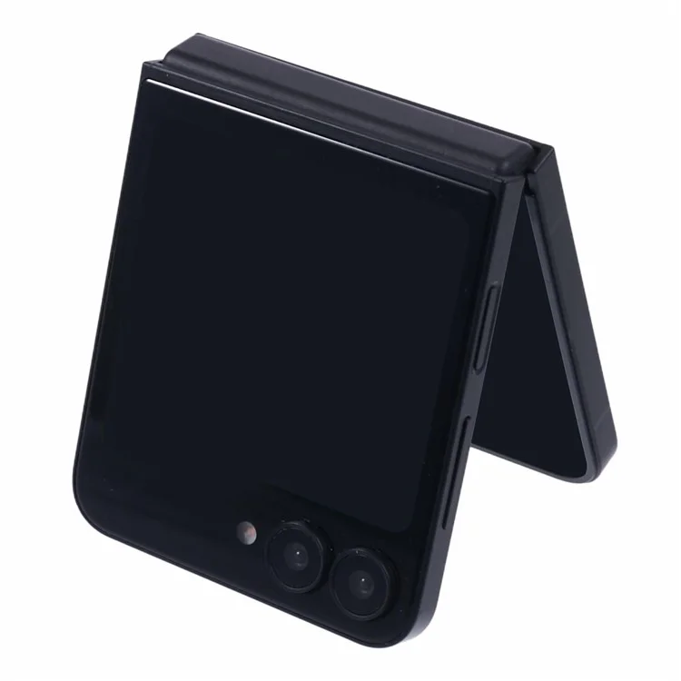 Для Samsung Galaxy Z Flip6 5G Чёрный Экран Поддельный Телефон Модель Не Настоящий Смартфон Дисплей (Без Логотипа) - Чёрный