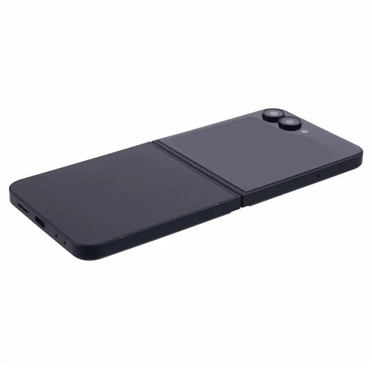 Для Samsung Galaxy Z Flip6 5G Чёрный Экран Поддельный Телефон Модель Не Настоящий Смартфон Дисплей (Без Логотипа) - Чёрный