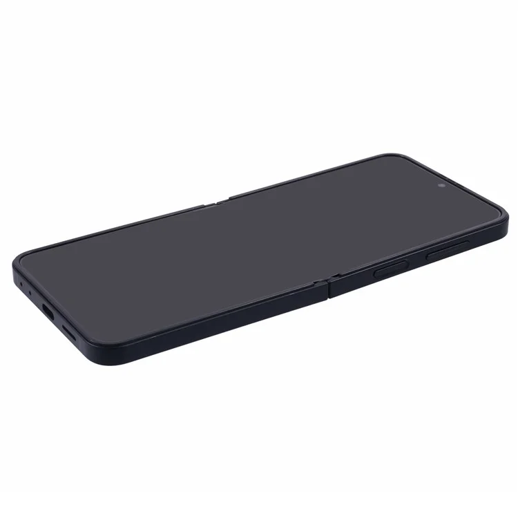 Для Samsung Galaxy Z Flip6 5G Чёрный Экран Поддельный Телефон Модель Не Настоящий Смартфон Дисплей (Без Логотипа) - Чёрный