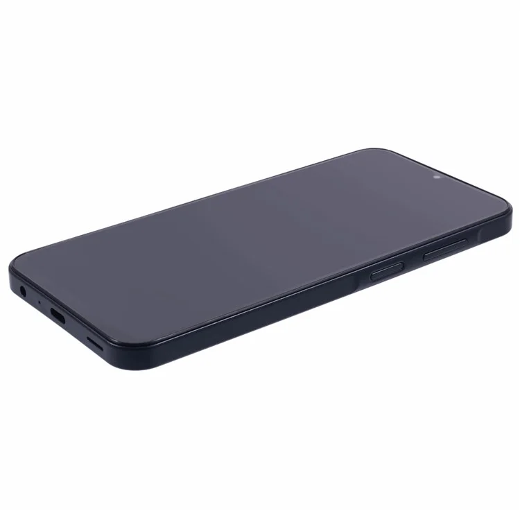 Para Samsung Galaxy A25 5G (Global) (161.0 x 76.5 x 8.3 Mm) Modelo de Teléfono Falso de Pantalla Negra no Visualización de Teléfonos Inteligentes (sin Logotipo) - Negro