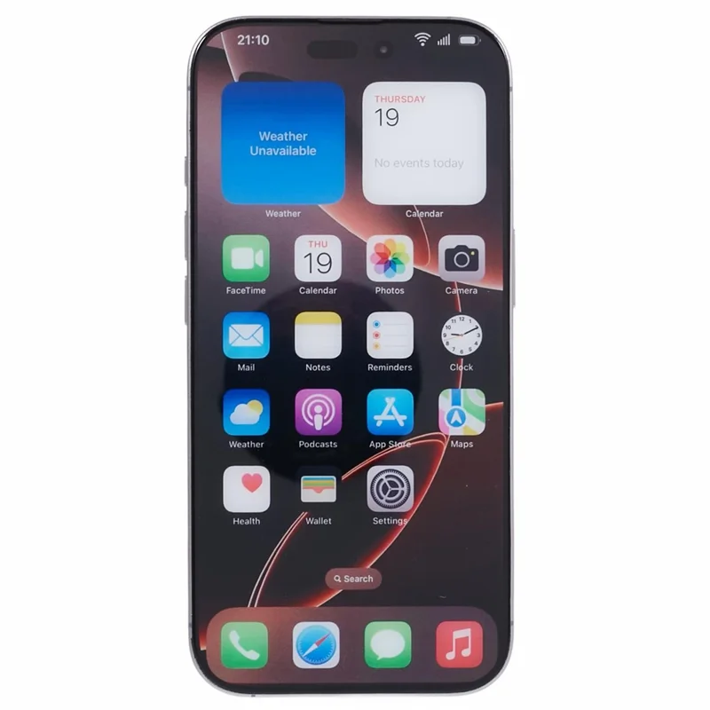 For iPhone 16 Pro Max Color Screen Dummy Phone Shooting Counter Display Toys (Without Logo) - Titanium Grey