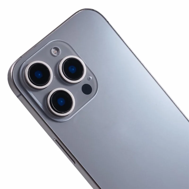 For iPhone 16 Pro Max Color Screen Dummy Phone Shooting Counter Display Toys (Without Logo) - Titanium Grey