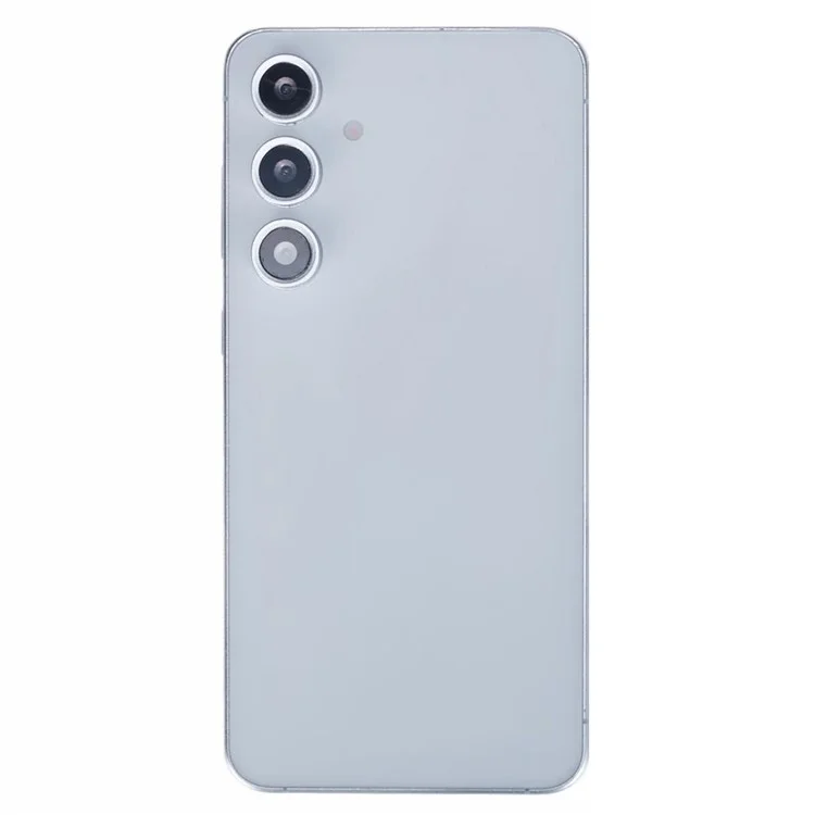 For Samsung Galaxy S24 FE Black Screen Fake Phone Model Not Real Smartphone Display (Without Logo) - White