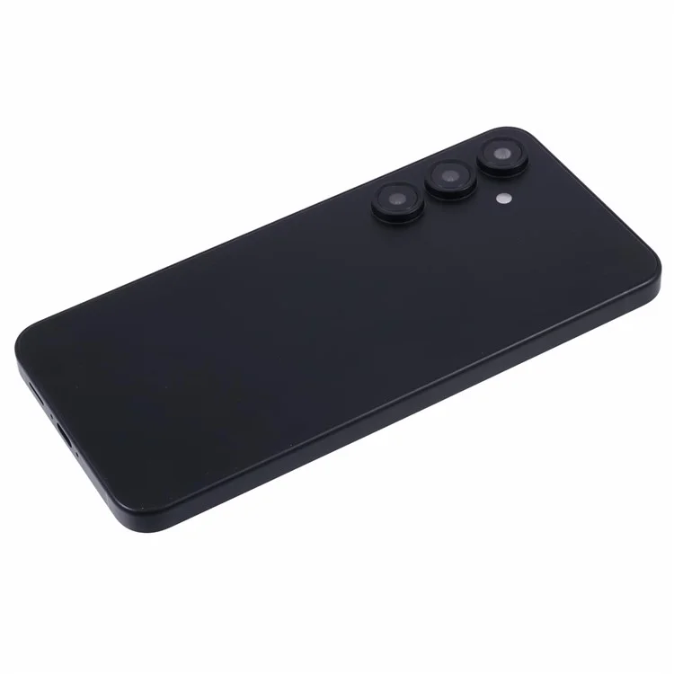 For Samsung Galaxy S24 FE Black Screen Fake Phone Model Not Real Smartphone Display (Without Logo) - Black