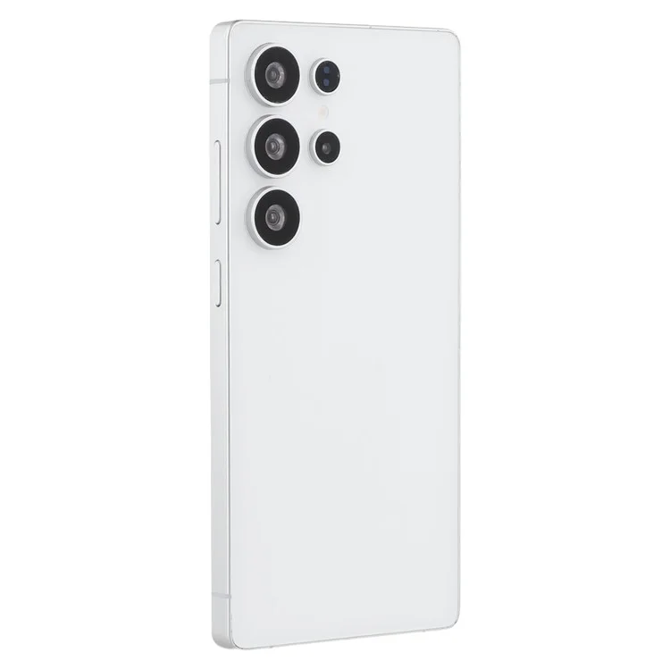 Für Samsung Galaxy S25 Ultra Schwarzer Bildschirm Fake Phone Modell Nicht echtes Smartphone-Display (ohne Logo) - Weiß