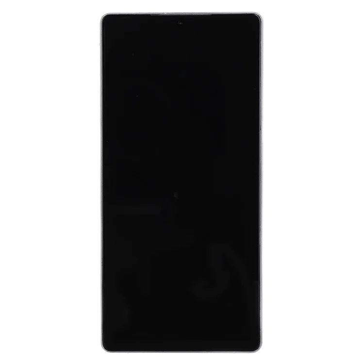Für Samsung Galaxy S25 Ultra Schwarzer Bildschirm Fake Phone Modell Nicht echtes Smartphone-Display (ohne Logo) - Weiß