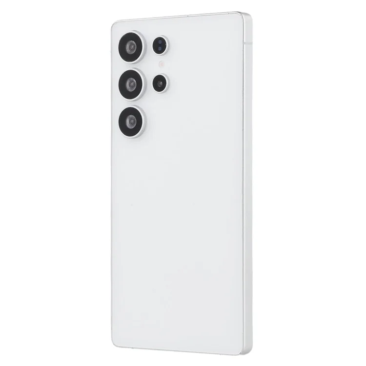 Für Samsung Galaxy S25 Ultra Schwarzer Bildschirm Fake Phone Modell Nicht echtes Smartphone-Display (ohne Logo) - Weiß