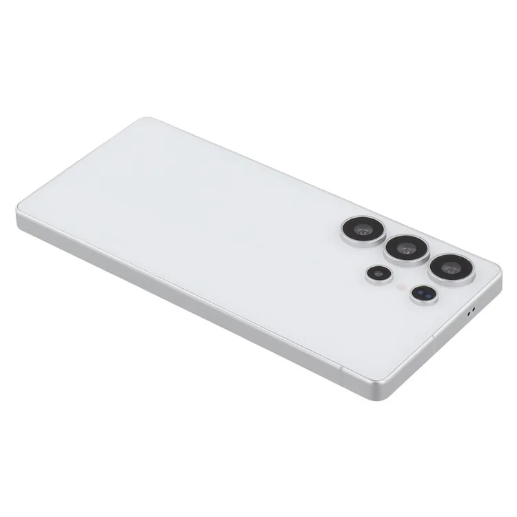 Für Samsung Galaxy S25 Ultra Schwarzer Bildschirm Fake Phone Modell Nicht echtes Smartphone-Display (ohne Logo) - Weiß