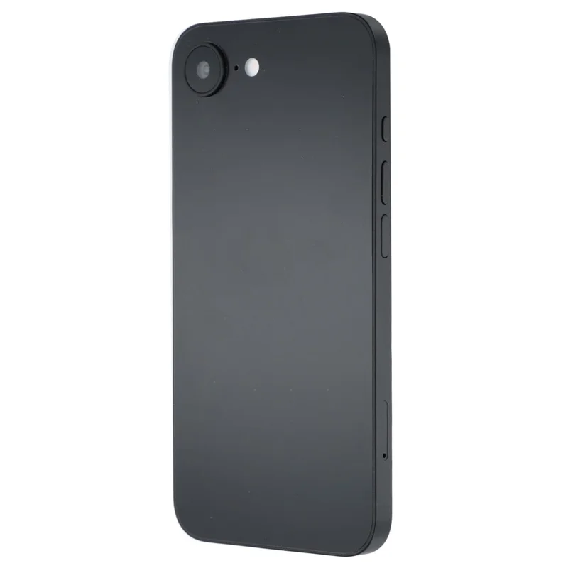 For iPhone 16e Black Screen Fake Phone Model Not Real Smartphone Display (Without Logo) - Black